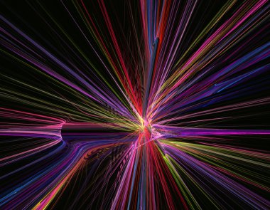 fraktal arka plan illüstrasyon satır hareket highwa