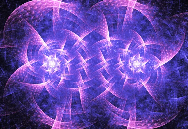 Ilustração de um fundo fractal abstrato com um padrão geométrico — Fotografia de Stock