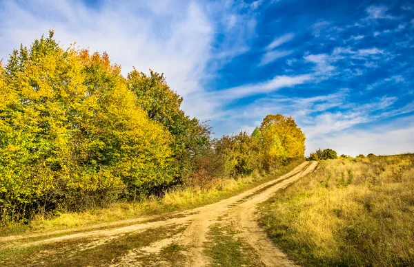 Lebendige Herbstlandschaft. Stockbild