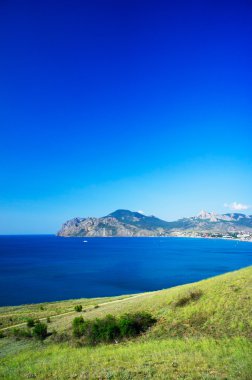 güzel Körfez koktebel yakınında. Kırım.