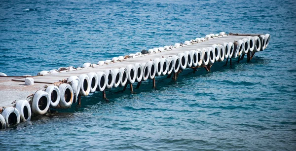 Molo marino, paesaggio marino — Foto Stock