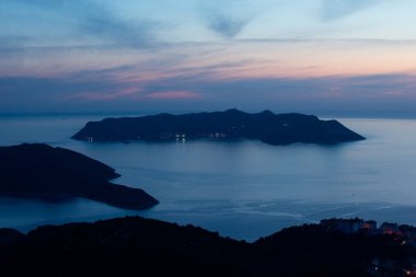 Akdeniz adaları Akşamları güzel manzaralar