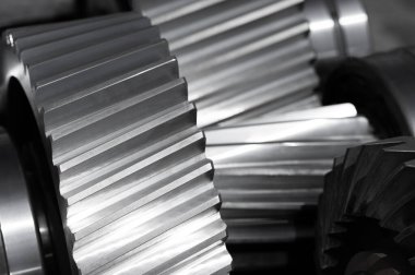 ağır endüstriyel dişli makine arkaplanı ve duvar kağıdı