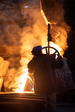 Metal döküm dökümhanesi erimiş çelik endüstrisi üretimi