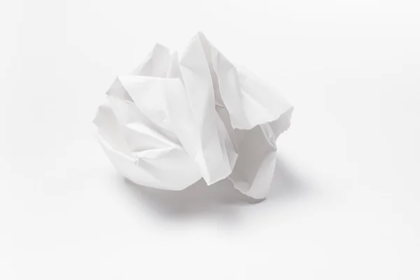 White crumpled paper — Stock Photo, Image