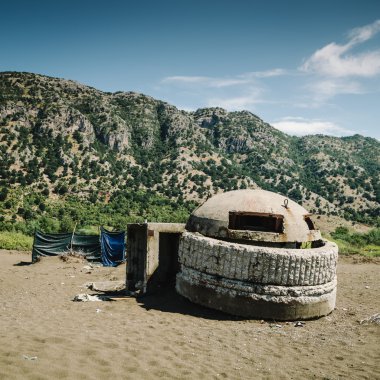 Albania bunker clipart