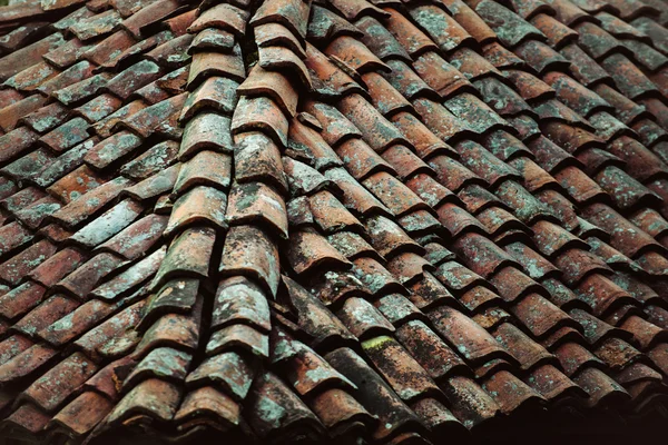 Eski kiremit çatı — Stok fotoğraf