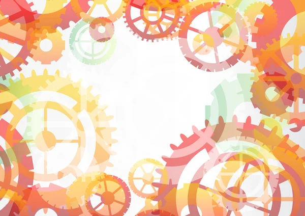 Gears abstract background — Stock Vector