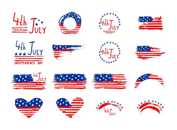 4th of July Independence Day — Stock Vector