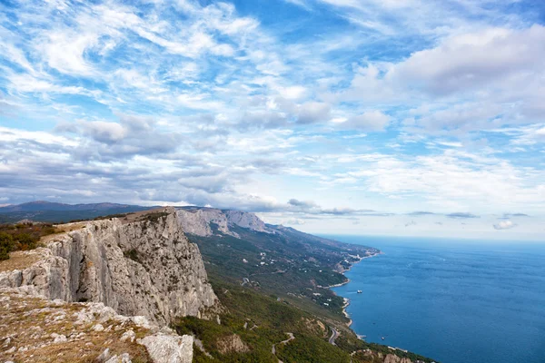 Black Sea from rocks in Foros