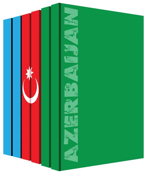 Bücher über Azerbaijan — Stockvektor