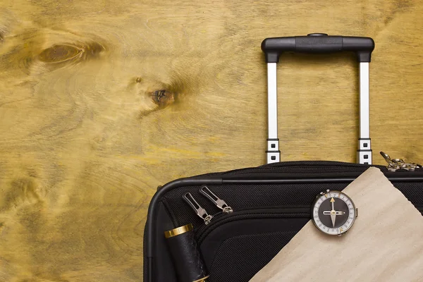 Suitcases and travel bag — Stock Photo, Image