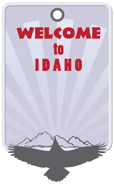 Etiqueta con estilo para Idaho — Vector de stock