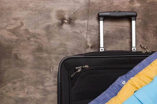 Koffer und Reisetasche — Stockfoto