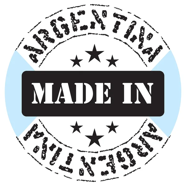 Gemaakt in Argentinië — Stockvector