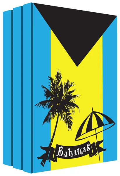 Boeken over Bahamas — Stockvector