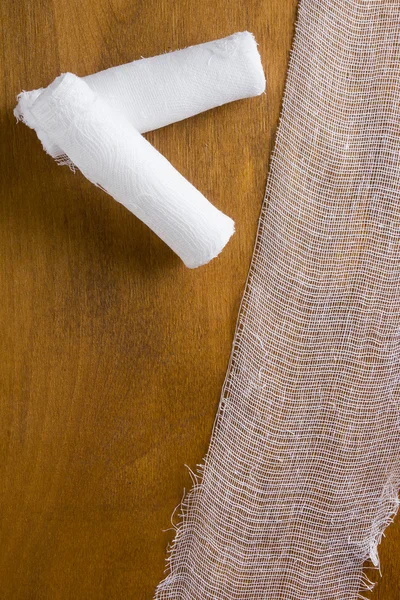 White medical gauze bandage — Stock Photo, Image