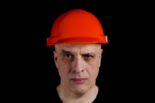 Ingénieur ou ouvrier en casque de sécurité — Photo