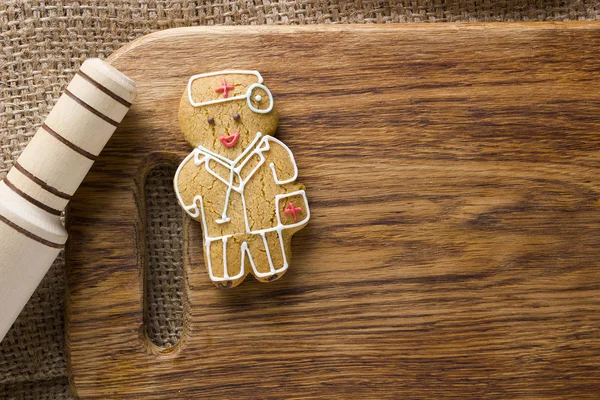 Galletas en forma de hombre —  Fotos de Stock