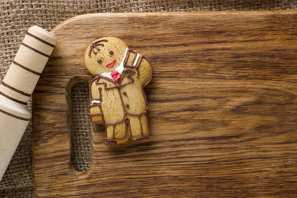 Bolachas em forma de homem — Fotografia de Stock