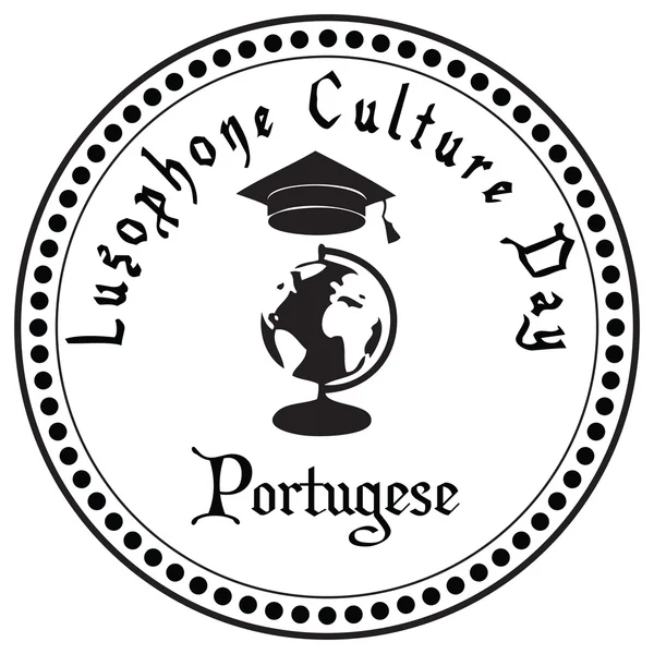 Fête de la culture lusophone — Image vectorielle