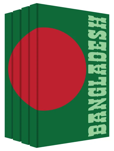 バングラデシュについての本 — ストックベクタ
