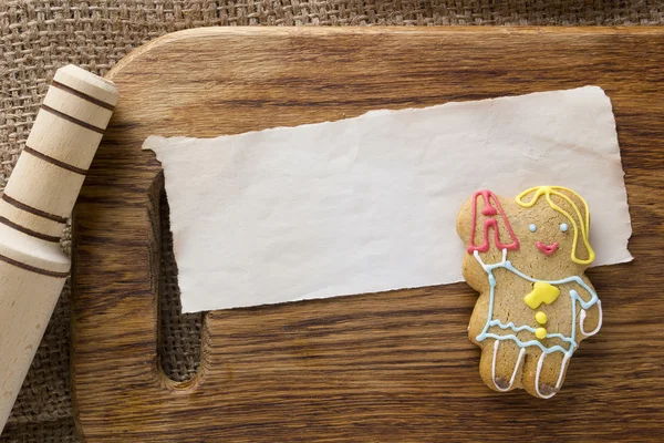 Печиво у формі людини — стокове фото