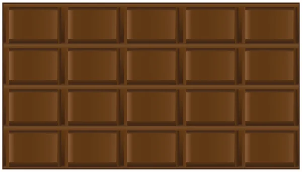 Vector de barra de chocolate — Vector de stock