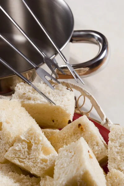 Conjunto Especial de Utensílios para Fondue — Fotografia de Stock