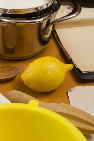 Маскарпоне приготовление сыра дома — стоковое фото