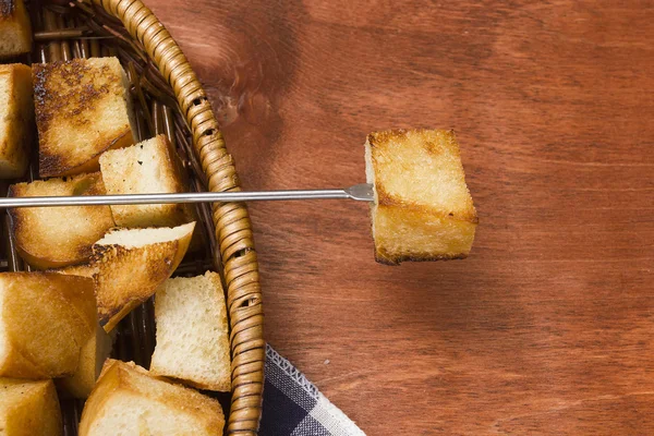 Crackers per fonduta — Foto Stock