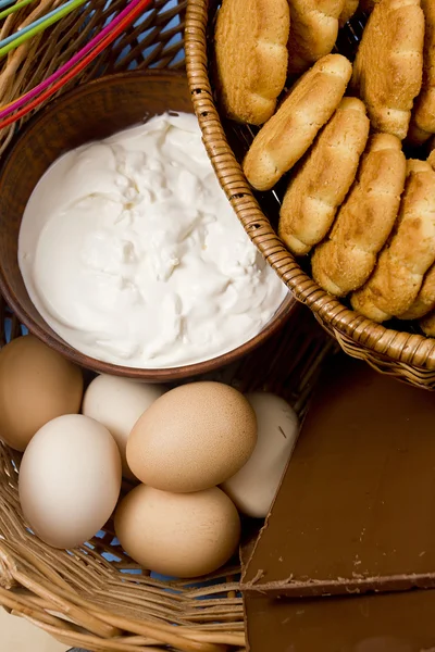 Ingrediënten voor tiramisu — Stockfoto