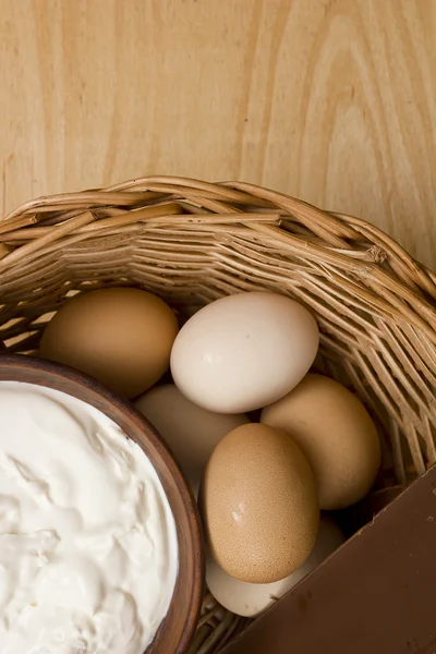 Ingredients for tiramisu — Stock Photo, Image