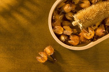 Mezarda renkli çeşitli karışık