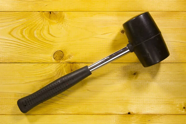 黒いゴム製木槌 — ストック写真