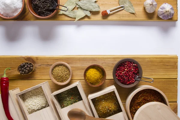 Multicoloured and various spices — Stock Photo, Image