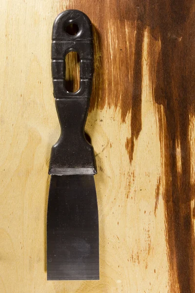 Yeni metal spatula — Stok fotoğraf