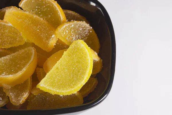 Цукерки джужужуб як лимонні та апельсинові скибочки — стокове фото