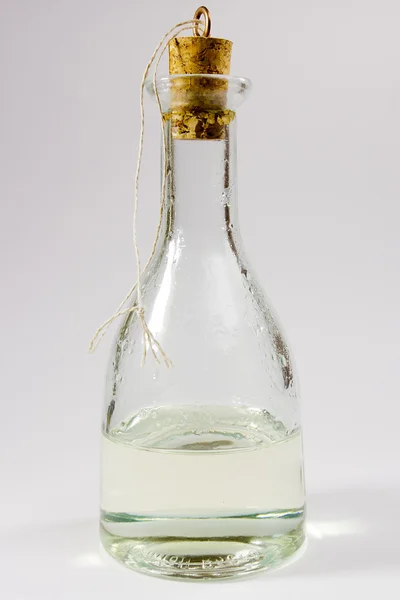 Fles met olijfolie — Stockfoto