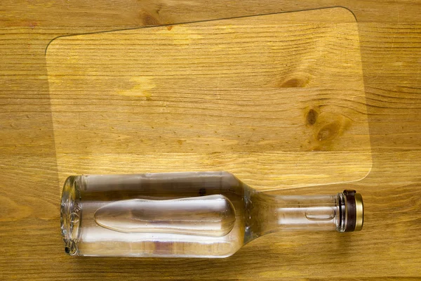 Botella llena de vodka —  Fotos de Stock