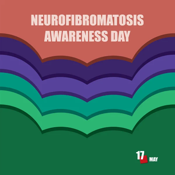 Kalenderhändelsen Firas Maj Neurofibromatos Awareness Day — Stock vektor