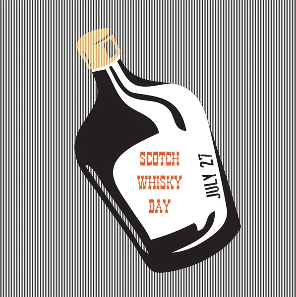 Kalendarz Obchodzony Jest Lipcu Scotch Whisky Day — Wektor stockowy