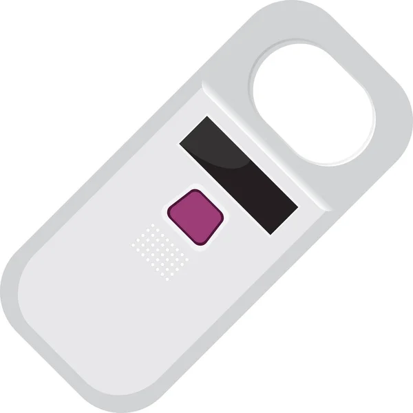 Moderno Dispositivo Elettronico Pet Microchip Scanner Illustrazione Vettoriale — Vettoriale Stock