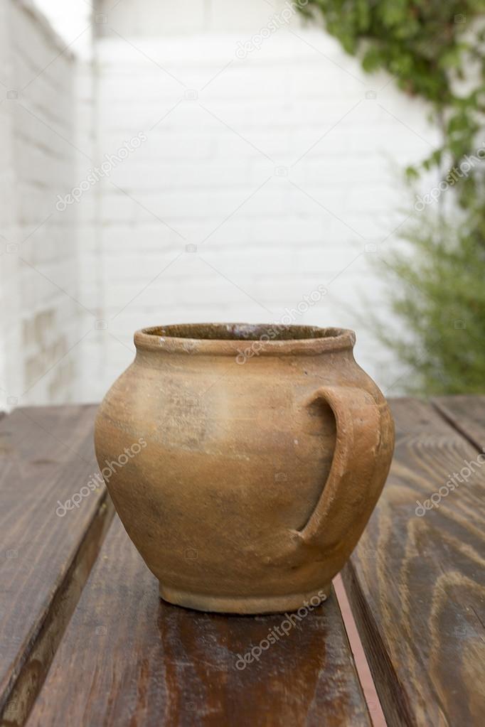 Old clay pot