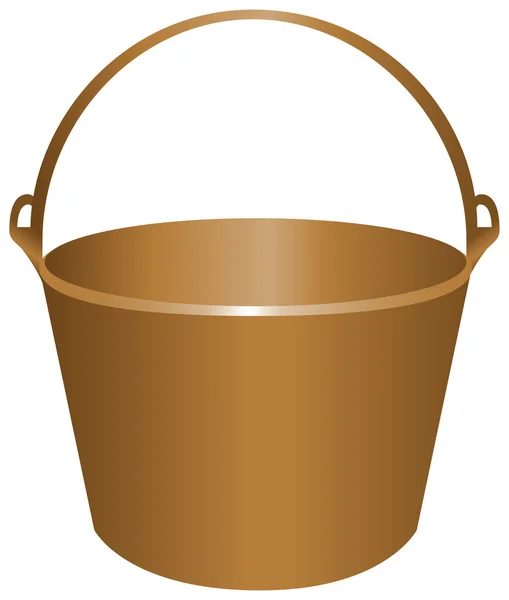 Bucket for construction work — Stock Vector