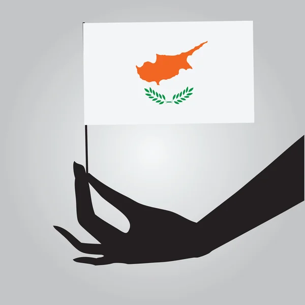 キプロスの州の旗 — ストックベクタ