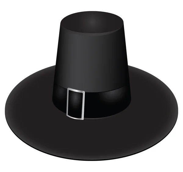 Černý klobouk irské — Stockový vektor