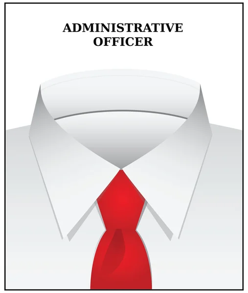 Agent administratif — Image vectorielle
