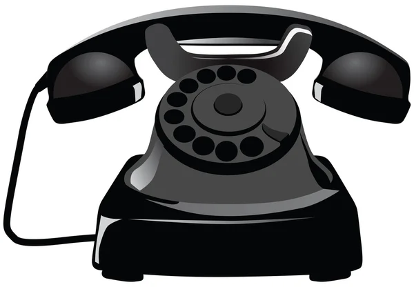 老旧电话 — 图库矢量图片