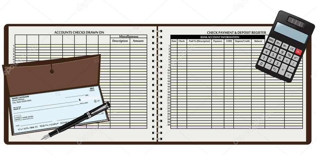 registration book stock vector vipdesignusa 58203057
